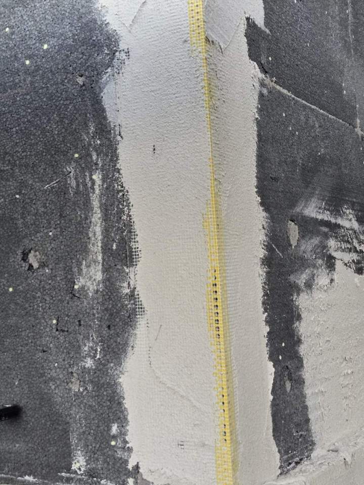 pose de renforts d'angles 