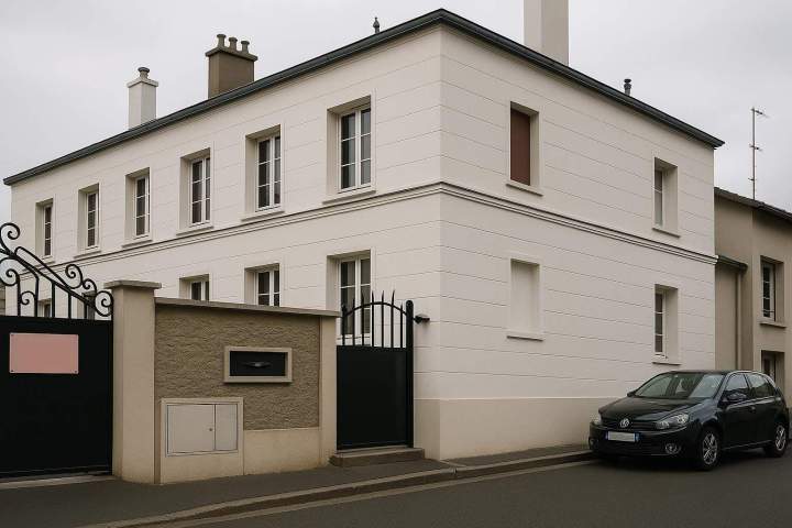 Façade rénovée Yvelines